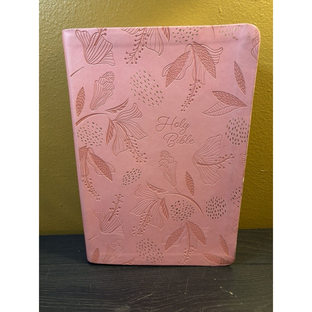 NIV Giant Print Reference Bible, Leathersoft Pink Floral 2011